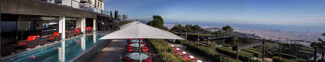 Blick auf Barcelona vom Grand Hotel La Florida