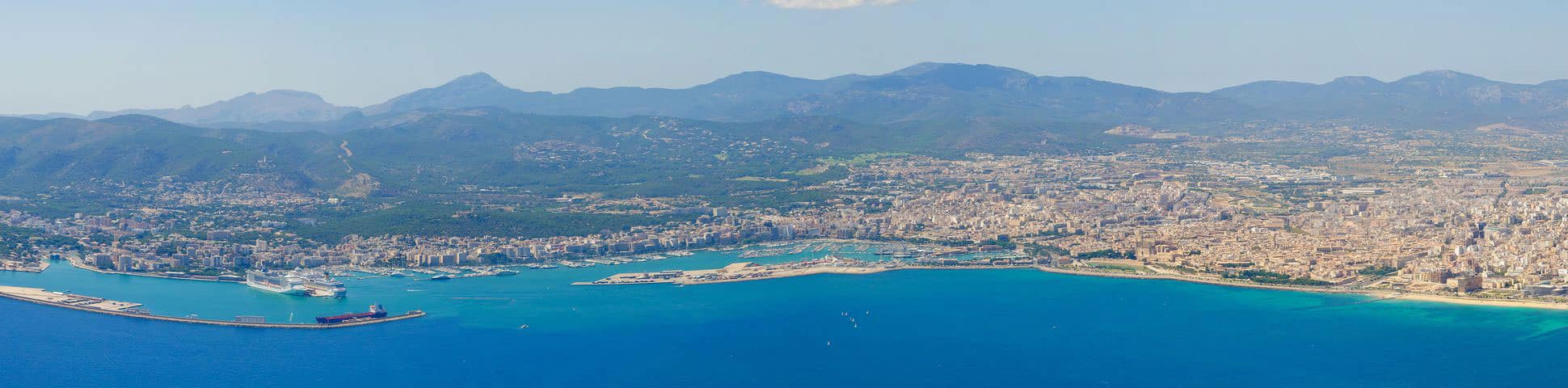 Panoramablick auf Palma de Mallorca